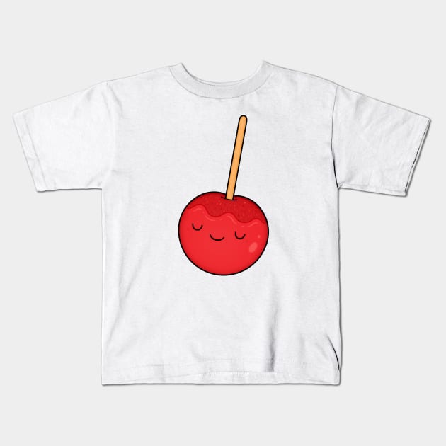 Candy Apple Kids T-Shirt by kimvervuurt